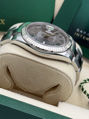 Rolex Datejust 41mm 126334 Wimbledon dial, fluted, oyster bracelet, 2022