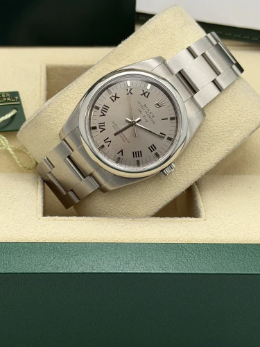Rolex Air King 34mm 114200 silver roman dial, s/steel oyster bracelet 2007