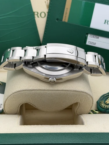 Rolex Datejust 2 41mm 116234 white baton dial, oyster bracelet 2015