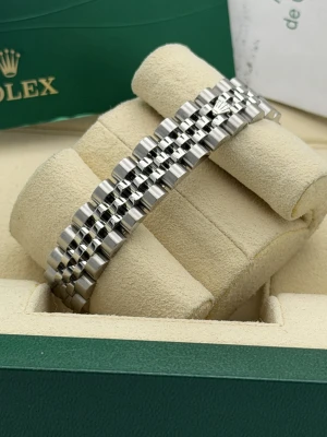 Rolex Datejust 26mm 179174, silver jubilee dial, fluted bezel, jubilee, 2006