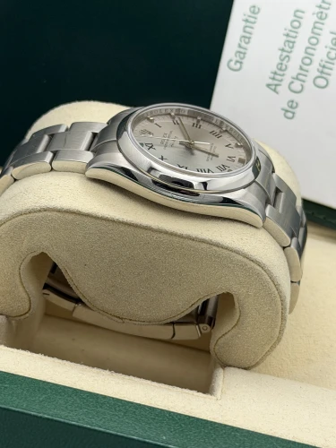 Rolex Air King 34mm 114200 silver roman dial, s/steel oyster bracelet 2007