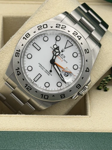 Rolex Explorer 2 42mm 226570 polar white dial, oyster, 2023