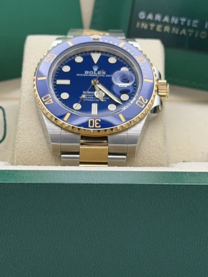 Rolex Submariner date 41mm 126613LB Bluesy, bi metal oyster bracelet 2023