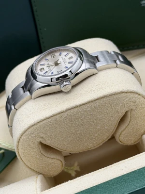 Rolex Oyster Perpetual 26mm 176200 silver baton dial 2009