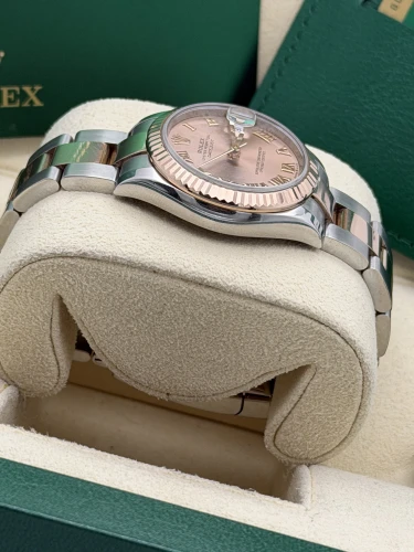 Rolex Datejust 31mm, 278271, rose roman dial, everose bi metal, oyster, 2019