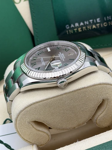 Rolex Datejust 41mm 126334 Wimbledon dial, fluted, oyster bracelet, 2022