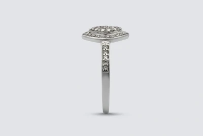 18ct White Gold Diamond Engagement Ring & Wedding Band Set 1.00ct