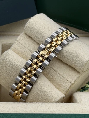 Rolex Datejust 26mm cream jubilee arabic dial bi metal 179173 2008