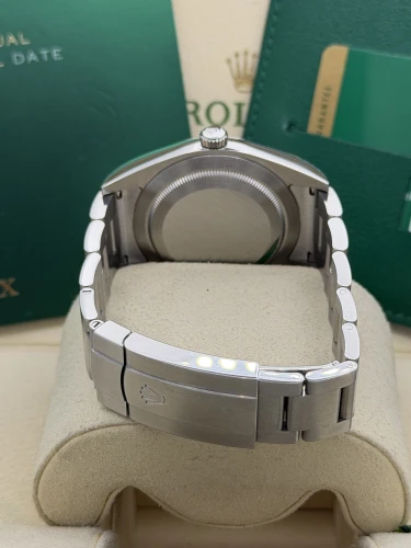 Rolex Oyster Perpetual 39mm 114300 blue dial, oyster bracelet, 2018