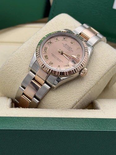 Rolex Datejust 31mm, 278271, rose roman dial, everose bi metal, oyster, 2019