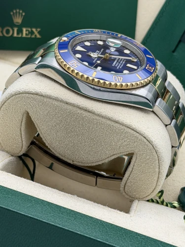 Rolex Submariner date 41mm Bluesy 126613LB, bi metal blue dial & bezel 2022