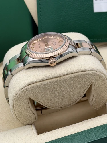 Rolex Datejust 31mm, 278271, rose roman dial, everose bi metal, oyster, 2019
