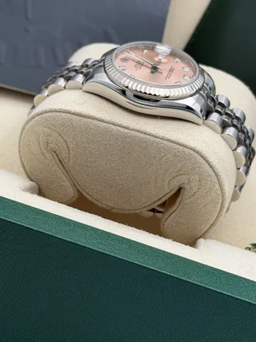 Rolex Datejust 31mm 178274 pink diamond dot dial, jubilee bracelet, 2008