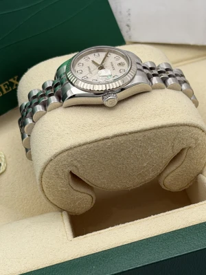 Rolex Datejust 26mm 179174, silver jubilee dial, fluted bezel, jubilee, 2006