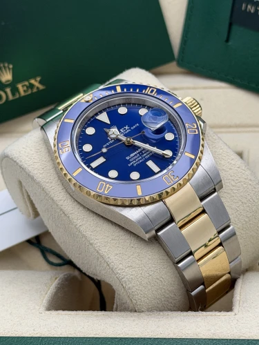 Rolex Submariner date 41mm Bluesy 126613LB, bi metal blue dial & bezel 2022