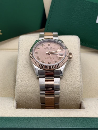 Rolex Datejust 31mm, 278271, rose roman dial, everose bi metal, oyster, 2019