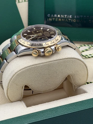 Rolex Daytona 40mm, , 116503 yellow gold bi metal black baton dial, oyster bracelet, 2023