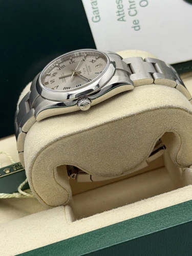 Rolex Air King 34mm 114200 silver roman dial, s/steel oyster bracelet 2007
