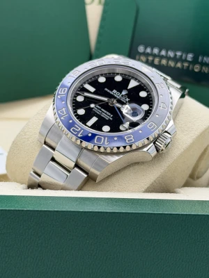 Rolex GMT Master 2 40mm 126710BLNR Batman, stainless steel oyster bracelet, 2022
