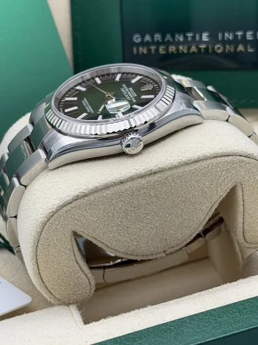 Rolex Datejust 36mm 126234 green ombré dial, fluted, oyster, 2026 unworn