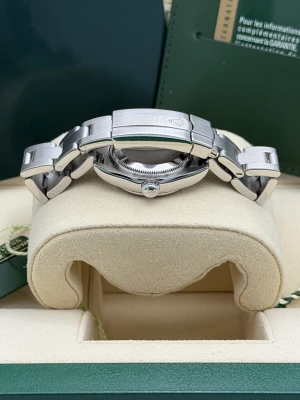 Rolex Oyster Perpetual 26mm 176200 silver baton dial 2009