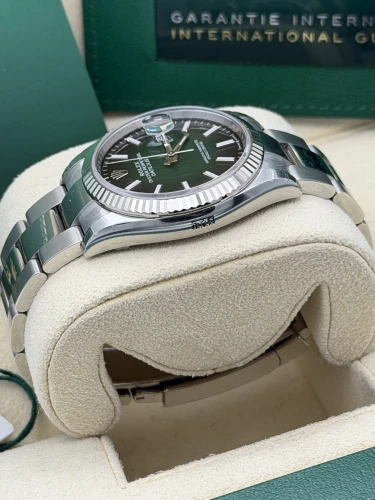 Rolex Datejust 36mm 126234 green ombré dial, fluted, oyster, 2026 unworn